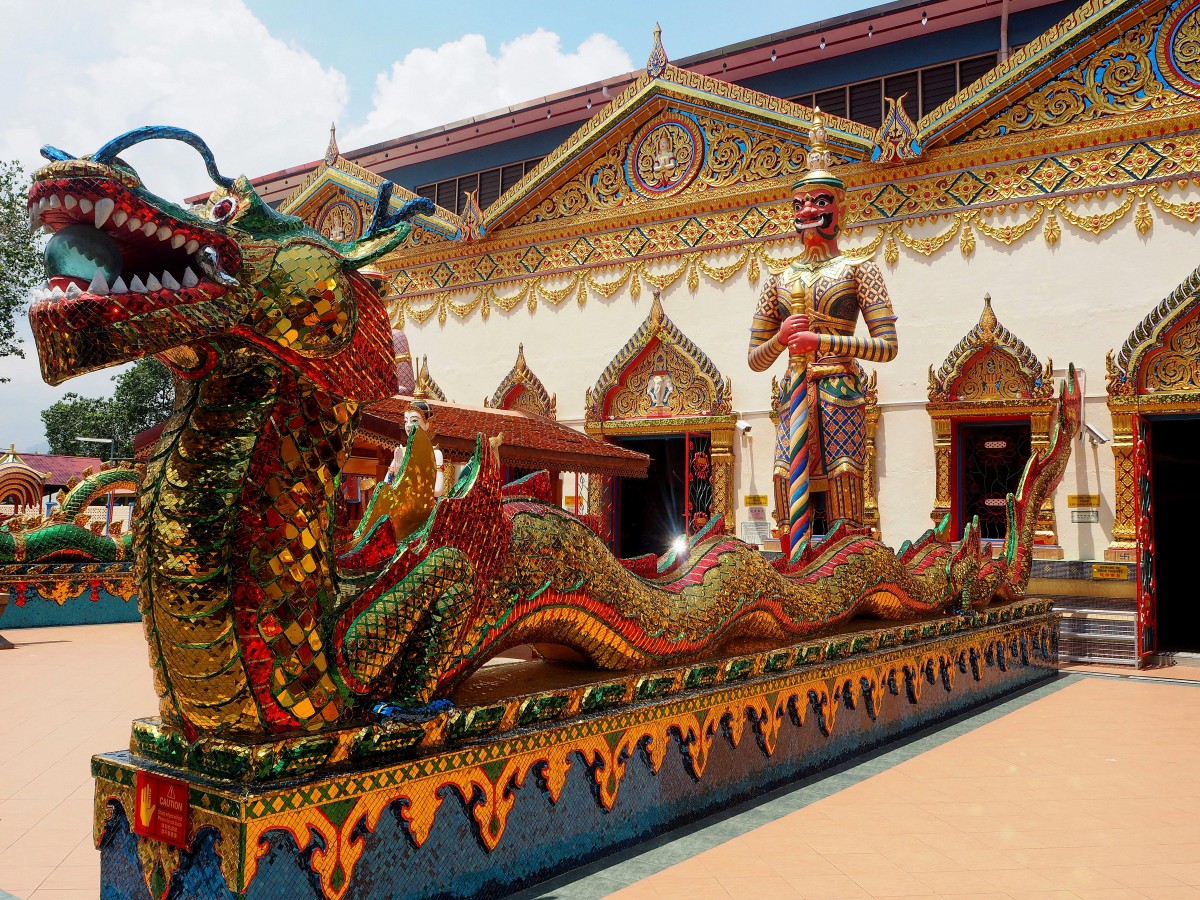 Zdjęcia: George Town, Penang, Wat Chayamangkalaram Temple, MALEZJA Zdjęcia: George Town, Penang, Wat Chayamangkalaram Temple, MALEZJA
