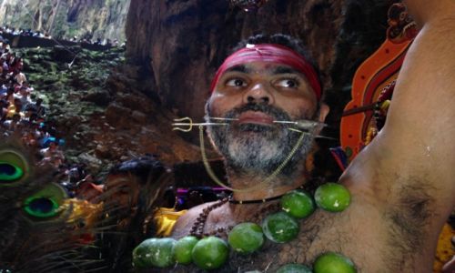 Zdjecie MALEZJA / kuala Lumpur / Jaskinie Batu caves / Swieto Thaipusam
