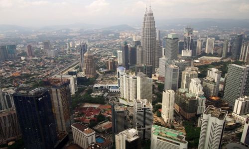 Zdjcie MALEZJA / Kuala Lumpur / KL Tower / KL z wysokoci