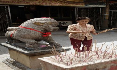 Zdj�cie MALEZJA / Penang / Georgetown / W swiatyni