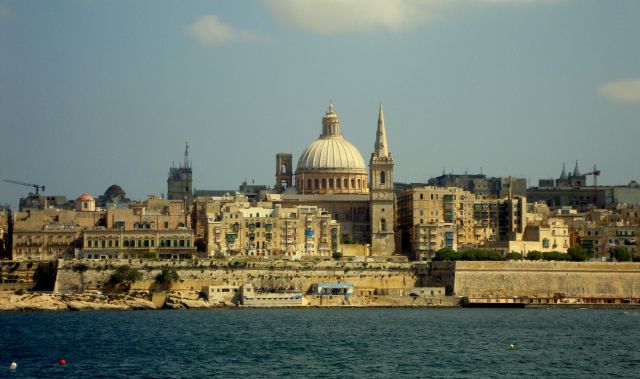 Zdjęcia: valletta, widok na Valletta z Sliema, MALTA Zdjęcia: valletta, widok na Valletta z Sliema, MALTA