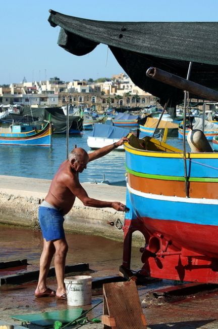 Zdjęcia: Marsaxlokk, Gozo, Przed połowem, MALTA Zdjęcia: Marsaxlokk, Gozo, Przed połowem, MALTA