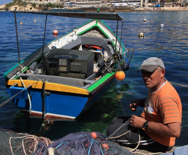 Zdj cia: Marsalforn, Gozo, Przed połowem, MALTA Zdj cia: Marsalforn, Gozo, Przed połowem, MALTA