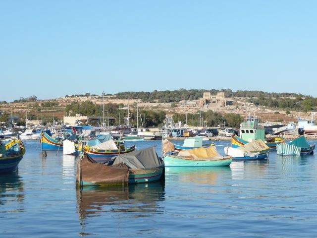 Zdjęcia: Marsaxlokk, Malta, Kutry rybackie, MALTA Zdjęcia: Marsaxlokk, Malta, Kutry rybackie, MALTA