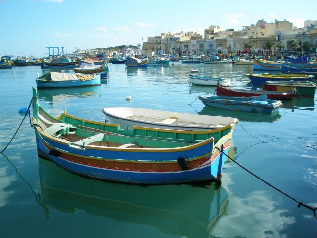 Zdjęcia: Marsaxlokk, Malta, Marsaxlokk - nabrzeże rybaków, MALTA Zdjęcia: Marsaxlokk, Malta, Marsaxlokk - nabrzeże rybaków, MALTA