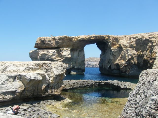 Zdjęcia: dweira point, gozo, okienko, MALTA Zdjęcia: dweira point, gozo, okienko, MALTA