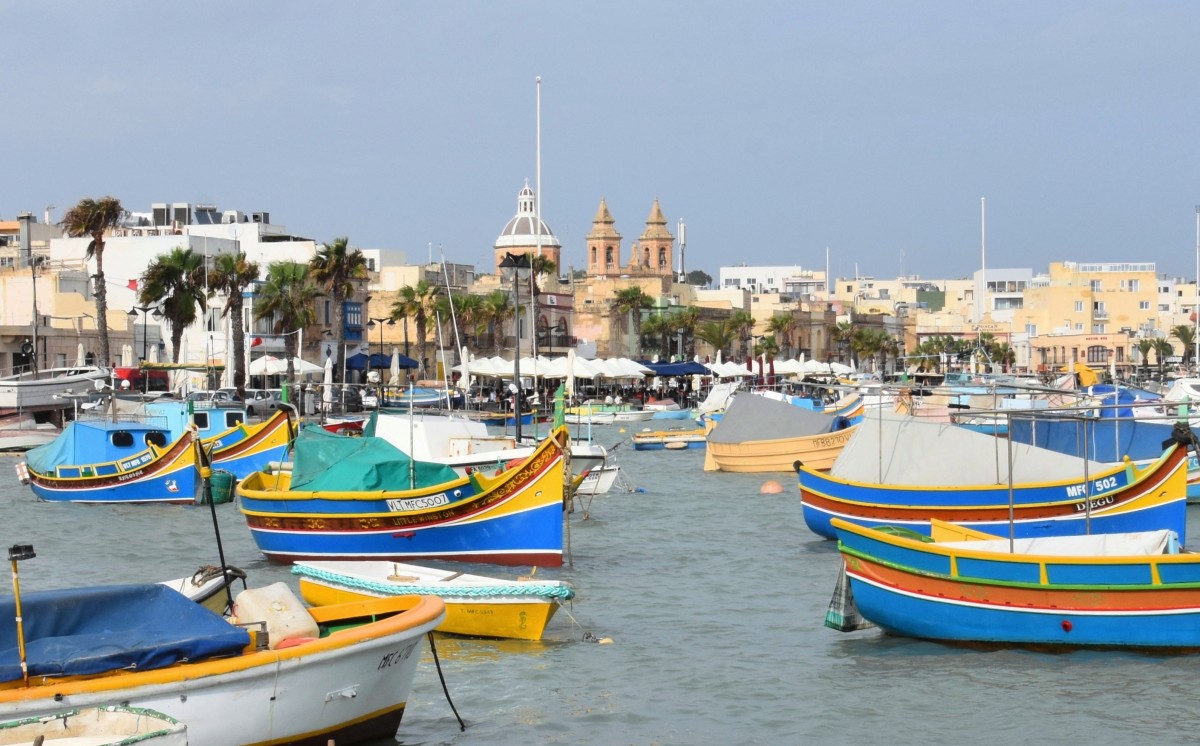 Zdjęcia: Marsaxlokk, wybrzeże wschodnie, Zatoka w Marsaxlokk, MALTA Zdjęcia: Marsaxlokk, wybrzeże wschodnie, Zatoka w Marsaxlokk, MALTA