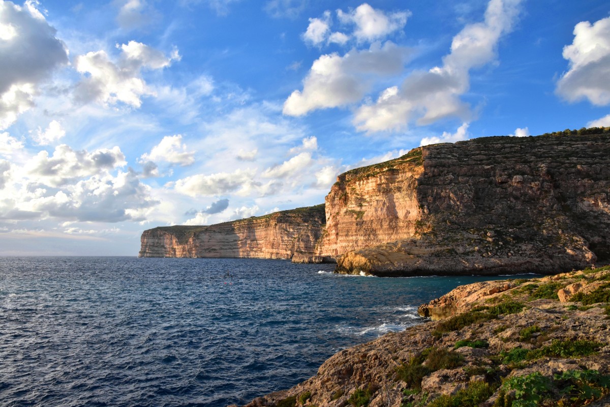 Zdjęcia: południowo-zachodnie wybrzeże Gozo, wyspa Gozo, Zatoka Xlendi, MALTA Zdjęcia: południowo-zachodnie wybrzeże Gozo, wyspa Gozo, Zatoka Xlendi, MALTA