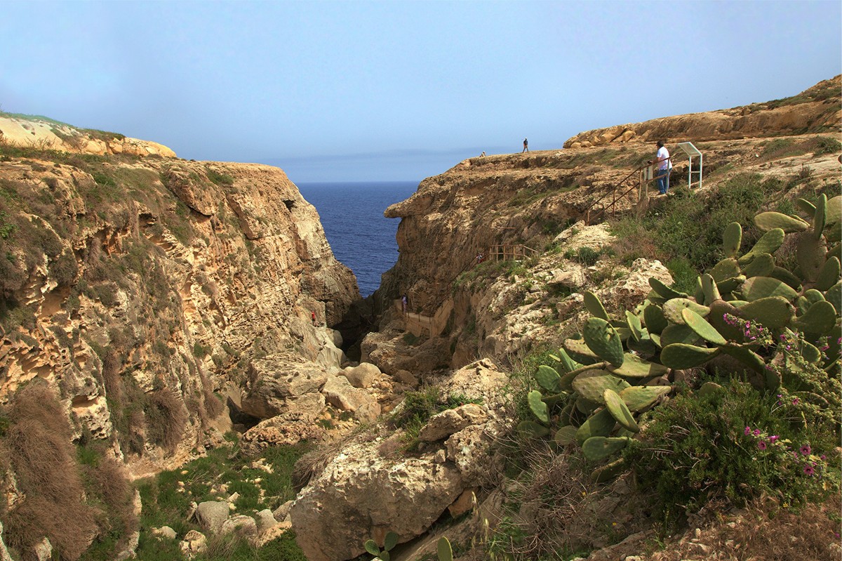 Zdjęcia: Wied il-Mielaħ, Gozo, Dojście do Lazurowego okna, MALTA Zdjęcia: Wied il-Mielaħ, Gozo, Dojście do Lazurowego okna, MALTA