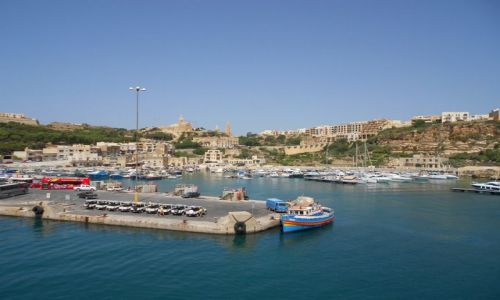 Zdjecie MALTA / Gozo / Mgarr / W porcie