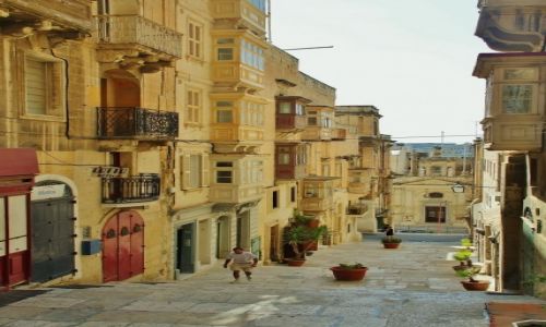 Zdjecie MALTA / - / Valletta / Uliczki Valletty