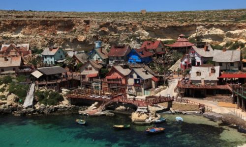 Zdjcie MALTA / Mellieha / Zatoka Anchor / Popeye Village