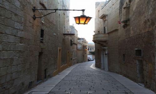 Zdjcie MALTA / Malta centralna / Mdina / Uliczka
