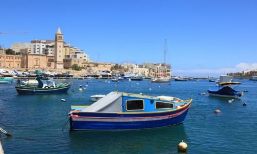 Zdjcie MALTA / Marsaskala / Port rybacki / Kolorowe dki
