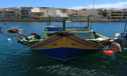Zdjcie MALTA / Marsaxlokk / Port rybacki / Oczy Luzzu