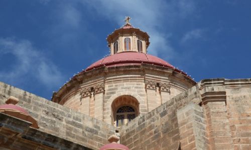 Zdjcie MALTA / Melieha / Sanktuarium Maryjne / Koci parafialny Matki Boskiej Zwyciskiej.