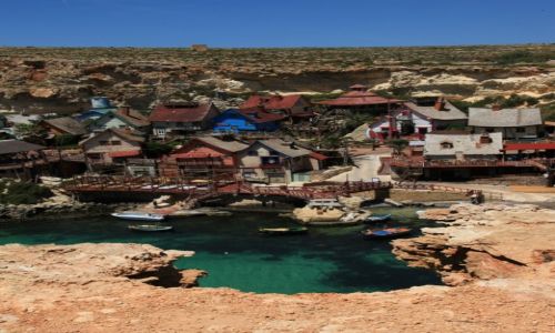 Zdjecie MALTA / Mellieha / Zatoka Anchor  / Popeye Village