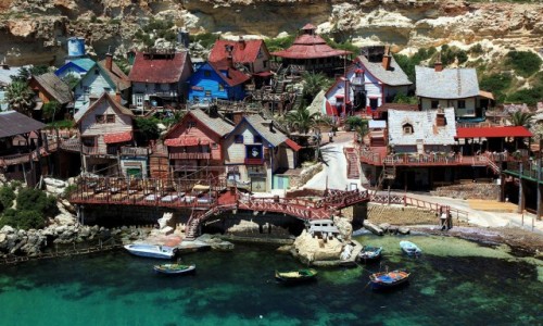 Zdjcie MALTA / Melieha / Ankor Bay  / Filmowa wioska Popeye