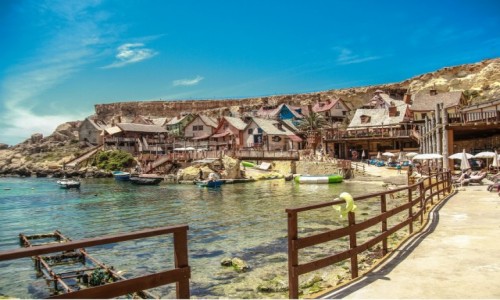 Zdjecie MALTA / Melienha / Popeye Village / Dla takich widokw warto y!
