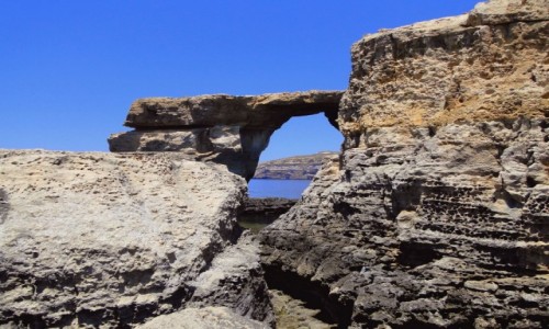 Zdjcie MALTA / Gozo / Lazurowe Okno / Jeszcze jedno wspomnienie Lazurowego Okna.