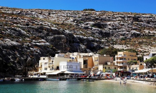 Zdjęcie MALTA / Gozo / Xlendi  / Na zboczu