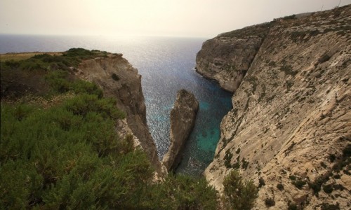 Zdjcie MALTA / Malta poudniowa / Klify Dingli / Zatoczka