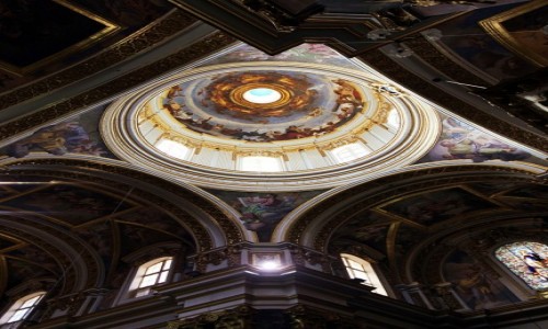 Zdjcie MALTA / Mdina / Katedra / Sklepienie