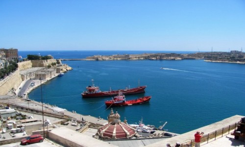 Zdjcie MALTA / Valetta / Malta / Port w Valettcie
