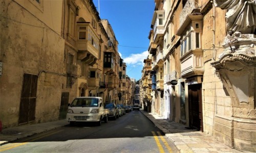 Zdjcie MALTA / Valetta / Malta / Ulice Valetty