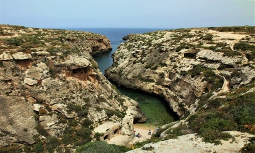 Zdjecie MALTA / Gozo / Wied il-Ghasri  / Cuda natury