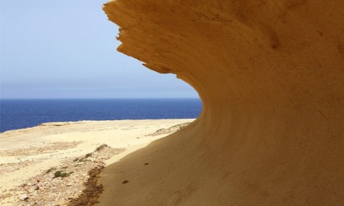 Zdjcie MALTA / Gozo / Wied il-Mielah  / Erozja