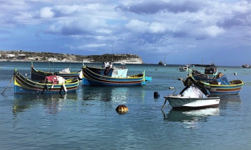 Zdjcie MALTA / Malta Poudniowo-wschodnia / Marsaxlokk  / W porcie