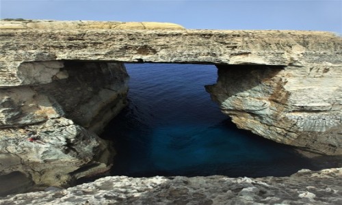 Zdjcie MALTA / Gozo / Wied il-Mielaħ / uk, a moe okno
