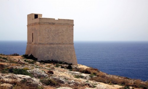 Zdjęcie MALTA / Siġġiewi / Għar Lapsi  / Wieża obserwacyjna