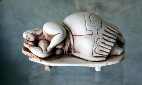 Zdjęcie MALTA / Gozo / Xagħra / „Śpiąca Dama” - statuetka z ok. 3500 r. p.n.e