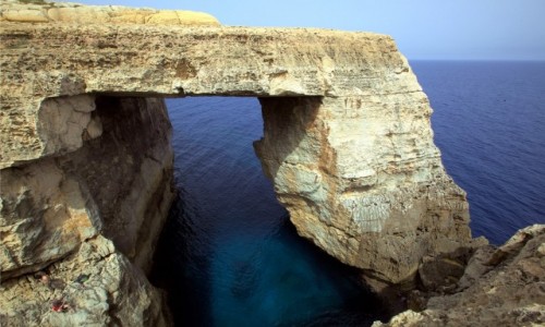 Zdjęcie MALTA / Gozo / Lazurowe okno w Wied il-Mielaħ / Warto zobaczyć