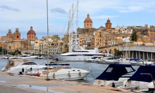 Zdjecie MALTA / Trjmiasto / Bormla / Port w Bormli