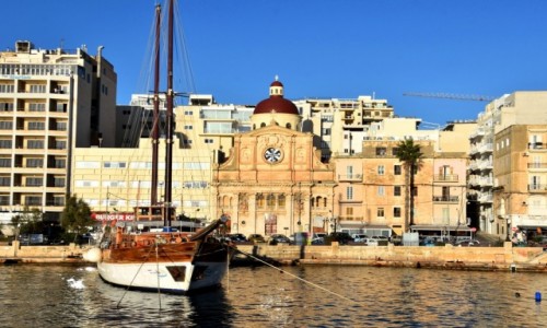 Zdjecie MALTA / wschodnie wybrzee / Sliema / Widok na Sliem