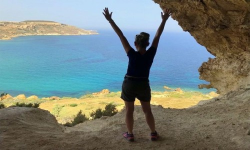 Zdjecie MALTA / Gozo / Tal-Mixta Cave / Gozo