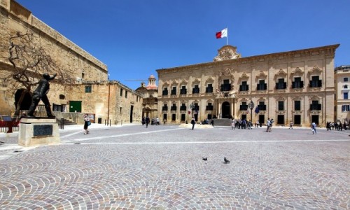 Zdjcie MALTA / Valletta / . / Castille Palace