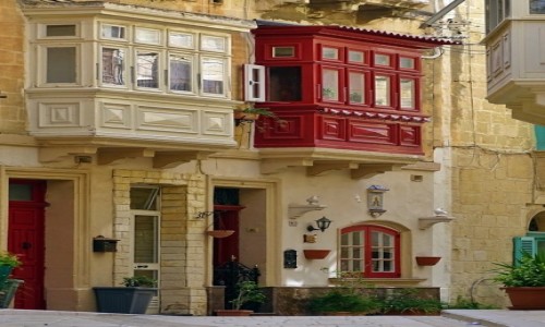 Zdjcie MALTA / .......... / Birgu / Uliczki Birgu
