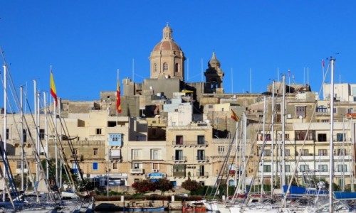 Zdjcie MALTA / - / Birgu / Widok na Birgu