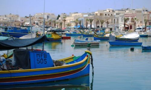 Zdjęcie MALTA / - / Marsaxlox / port rybacki