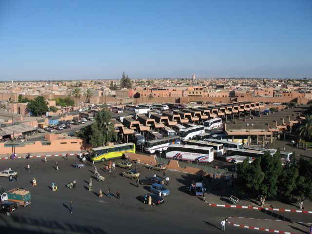 Zdjęcia: Marrakesz, dworzec autobusowy , MAROKO Zdjęcia: Marrakesz, dworzec autobusowy , MAROKO