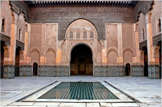 Zdjęcia: Marakesz, ., Medersa Ben Youssef, MAROKO Zdjęcia: Marakesz, ., Medersa Ben Youssef, MAROKO