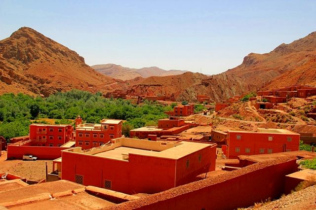 Zdjęcia: w drodze do OUARZAZATE, Dolina rzeki Dades #12, MAROKO Zdjęcia: w drodze do OUARZAZATE, Dolina rzeki Dades #12, MAROKO