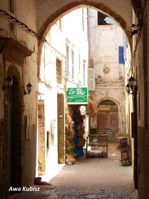 Zdj cia: Essaouira, Poudnie, Essaouira - uliczka medyny, MAROKO