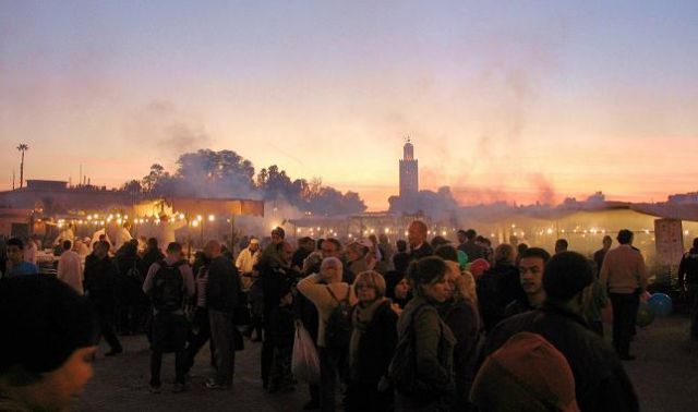 Zdjęcia: Marrakesz, Wieczorem..., MAROKO Zdjęcia: Marrakesz, Wieczorem..., MAROKO