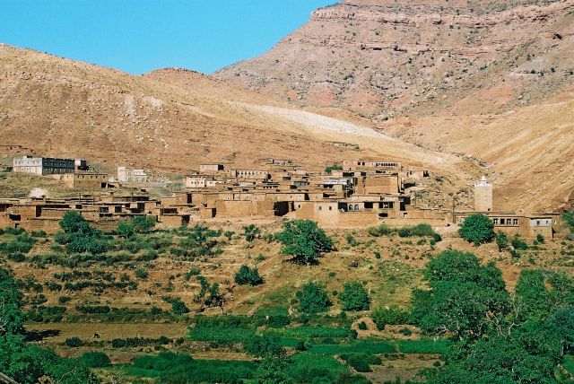 Zdjęcia: kazba, Tafraoute, prowincja, MAROKO Zdjęcia: kazba, Tafraoute, prowincja, MAROKO