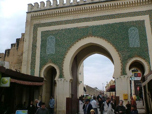 Zdjęcia: Fez, Fez, Brama na medina, MAROKO Zdjęcia: Fez, Fez, Brama na medina, MAROKO